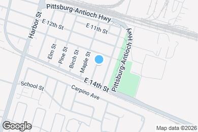 Map image of the property - 1337 Acacia St