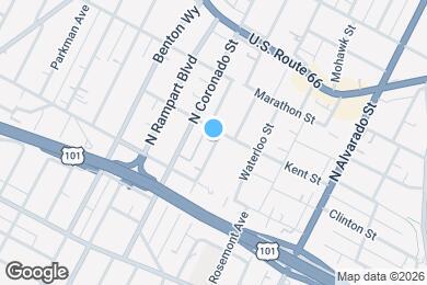 Map image of the property - 711 Coronado Ter