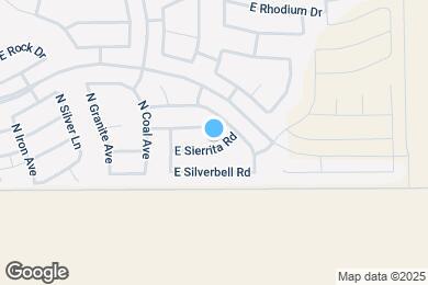 Map image of the property - 4690 E Sierrita Rd