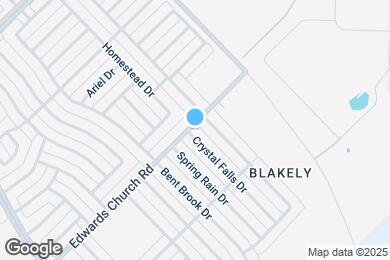 Map image of the property - 2500 Crystal Falls Dr