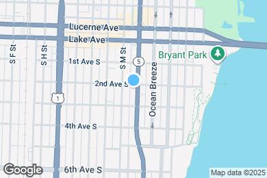 Map image of the property - 205 S Federal Hwy