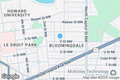 Map image of the property - 117 V St NW