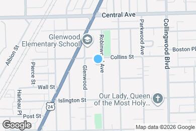 Map image of the property - 2727 Robinwood Ave