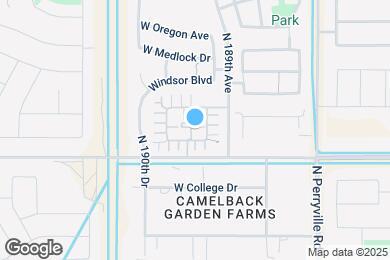 Map image of the property - 5034 N 189th Dr