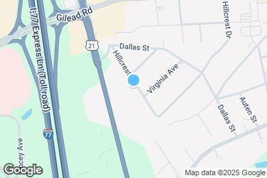 Map image of the property - 405 Hillcrest Dr