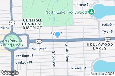 Map image of the property - 1443 Hollywood Blvd