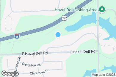 Map image of the property - 57 West Hazel Dell Ln