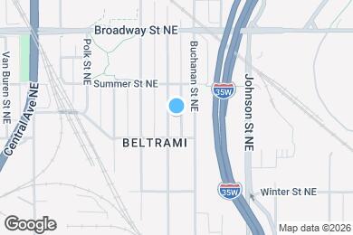 Map image of the property - 623 Pierce St NE