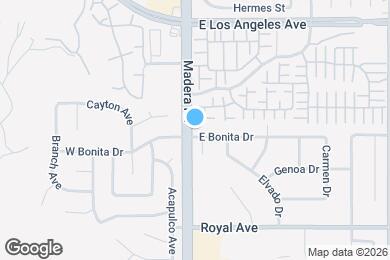 Map image of the property - 113 E Bonita Dr
