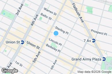 Map image of the property - Magnificent 2BR in north Park Slope