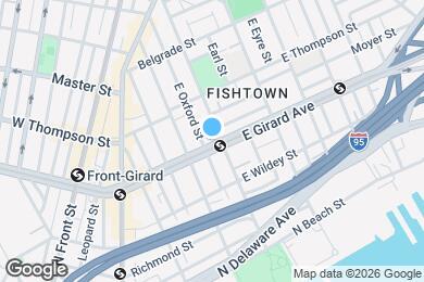Map image of the property - 331 E Girard Ave