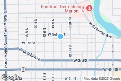 Map image of the property - 802 W 1st St