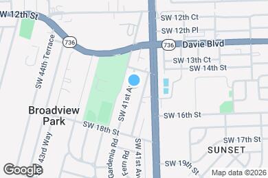 Map image of the property - 1440 SW 41st Ave