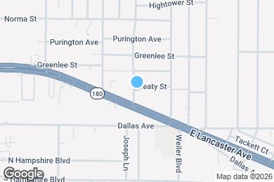 Map image of the property - 5500-5504 Beaty St