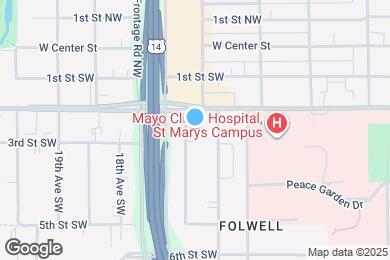 Map image of the property - Med City Apartments