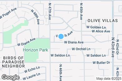 Map image of the property - 4614 W Diana Ave