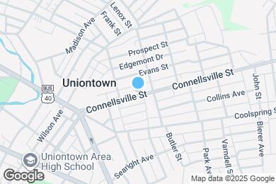 Map image of the property - 95 Connellsville St