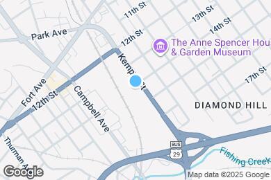 Map image of the property - 1417 Kemper St