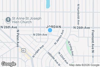 Map image of the property - 2500 N Logan Ave