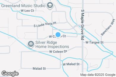 Map image of the property - 9297 W Calico St