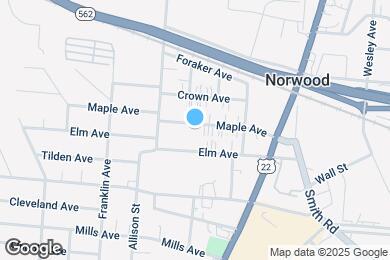 Map image of the property - 2033 Maple Ave