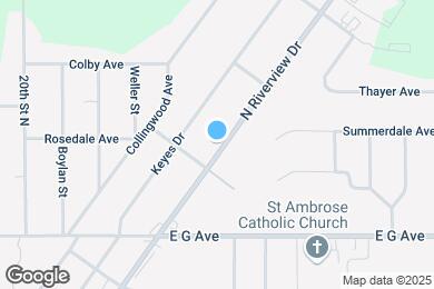 Map image of the property - 5179 N Riverview Dr