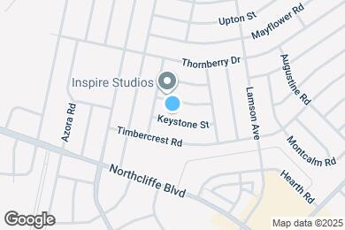 Map image of the property - 10419 Keystone St