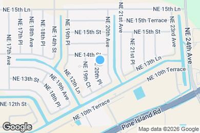 Map image of the property - 1323 NE 20th Pl