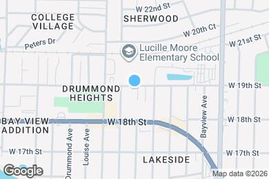 Map image of the property - 3415 W 19th St