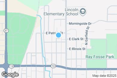 Map image of the property - 1403 N Glendale St