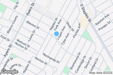 Map image of the property - 1253 Logan Ave