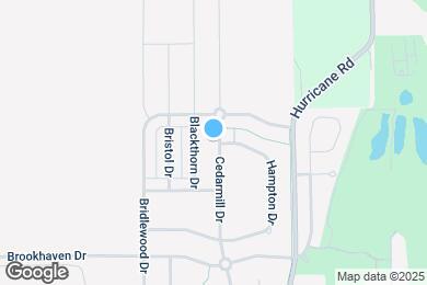 Map image of the property - 2372 Cedarmill Dr