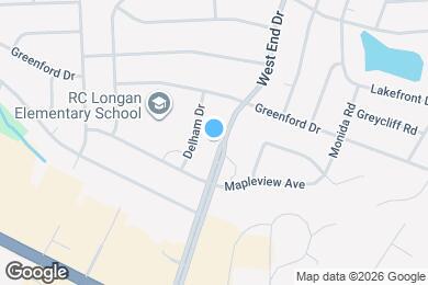 Map image of the property - 3808 West End Dr