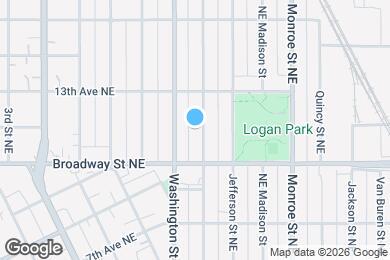 Map image of the property - 1132 Adams St NE