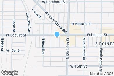 Map image of the property - 1736 Davie St