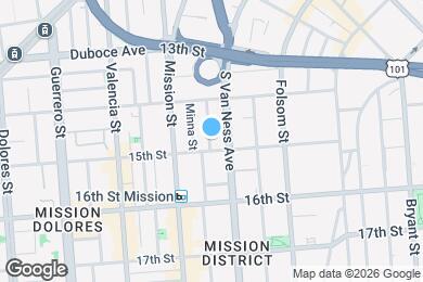 Map image of the property - 1385 Natoma St