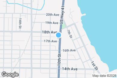 Map image of the property - 1000 17th Ave