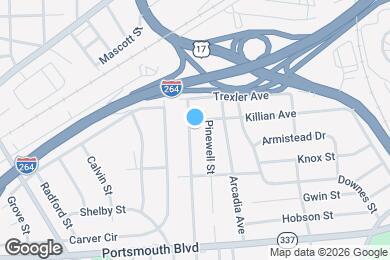 Map image of the property - 2703 Magnolia St