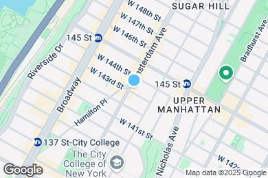 Map image of the property - W 143rd st