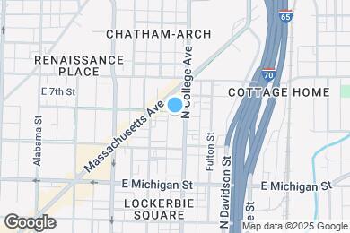 Map image of the property - 624 E Walnut St