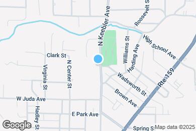Map image of the property - 1000 N Keebler Ave