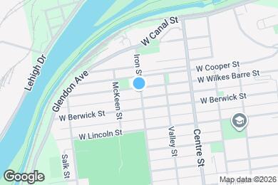 Map image of the property - 900 W Wilkes Barre St