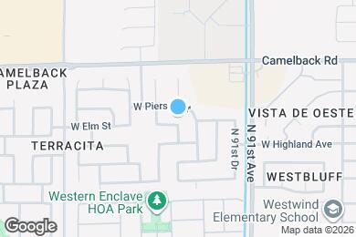 Map image of the property - 9222 W Elm St