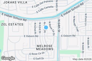 Map image of the property - 3419 N 63rd Pl