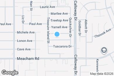 Map image of the property - 9912 Vanessa Ave