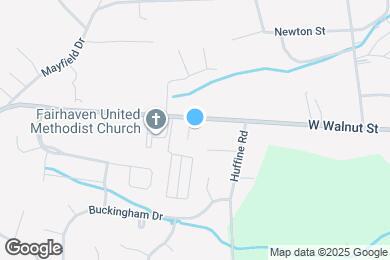 Map image of the property - 3115 W Walnut St