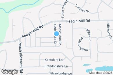 Map image of the property - 618 Cedarwood Dr