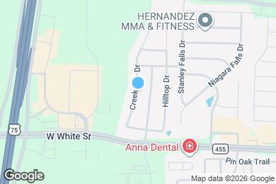 Map image of the property - 409 Creekview Dr