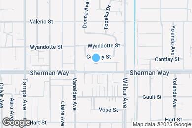 Map image of the property - 19009 Sherman Way