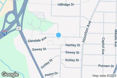 Map image of the property - 1294 Glendale Ave
